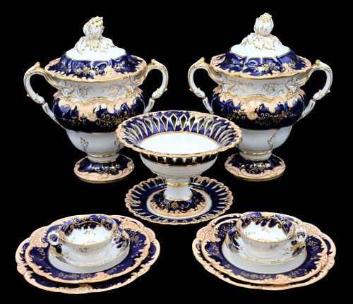 72 PIECE ENGLISH PORCELAIN