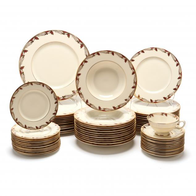 (73) PIECE SET OF LENOX ESSEX