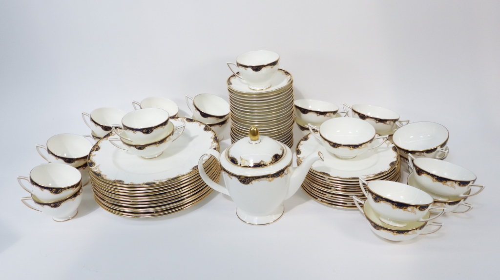 73PC MINTON VERSAILLES PORCELAIN