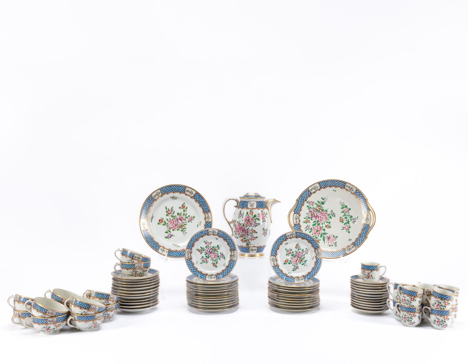 73PCS LIMOGES PORCELAIN DESSERT