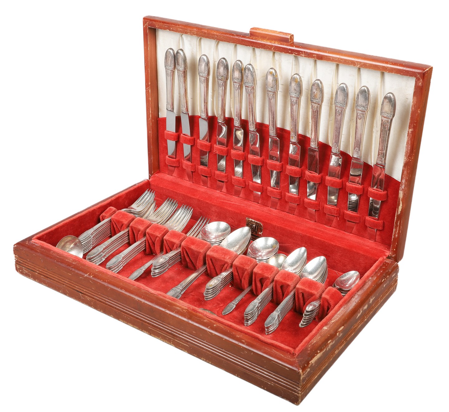 (74) Pcs 1847 Rogers Bros silver