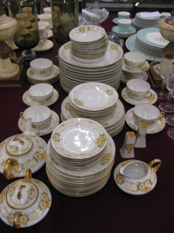 75 pc. Handpainted China Dinner