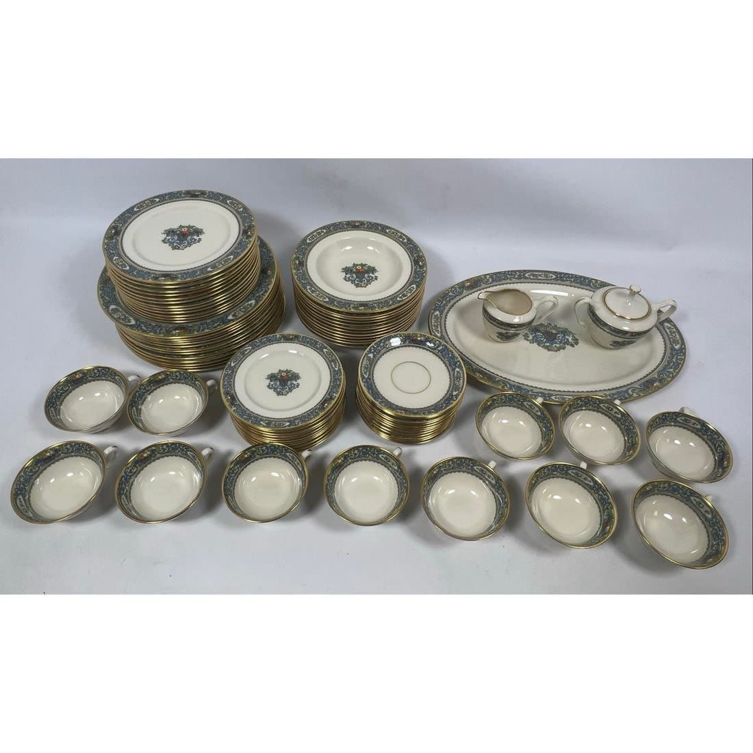 75pc LENOX Autumn Pattern China
