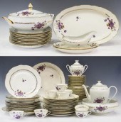 (76) FRENCH PORCELAIN VIOLETS