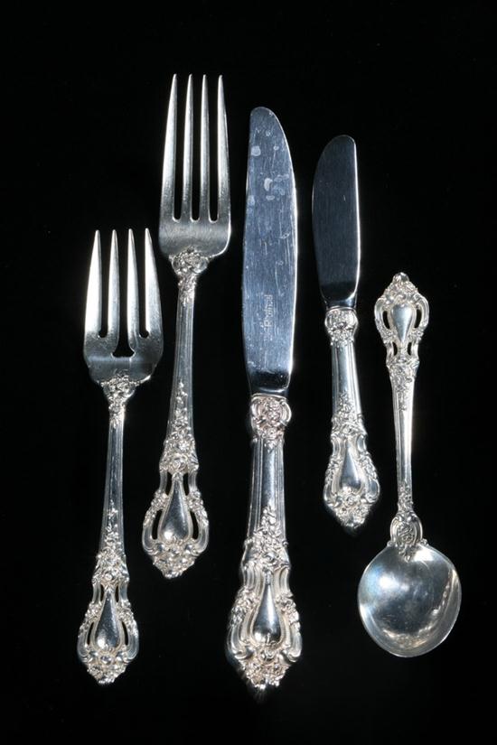 76-PIECE LUNT STERLING SILVER