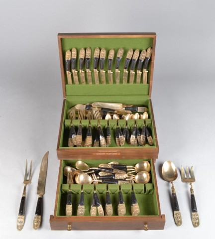 (76) Piece Siam Brass and Horn