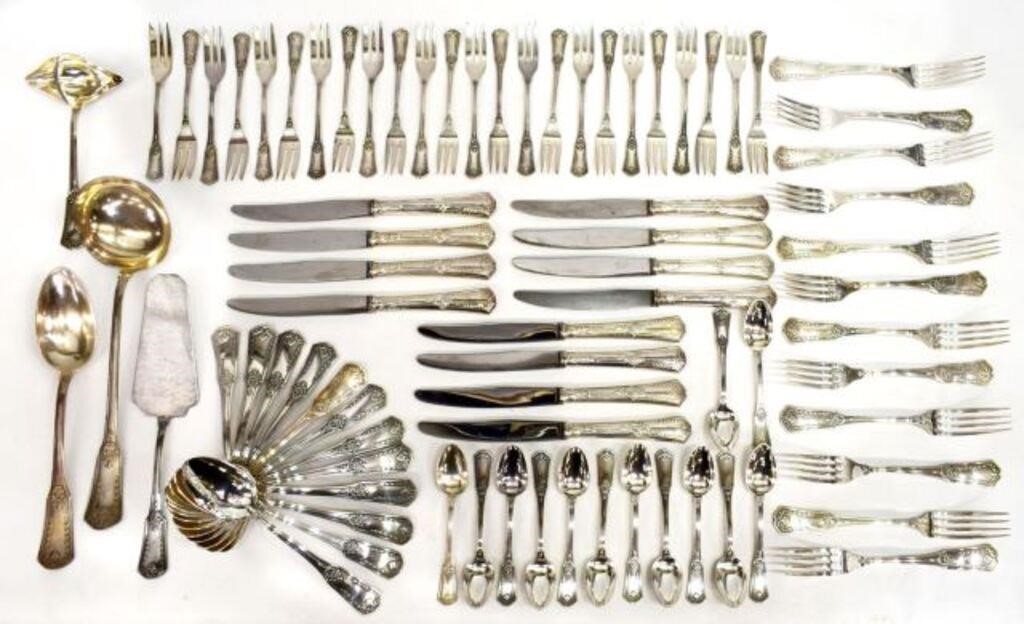 (77) FRENCH SFAM 'EMPIRE' SILVER