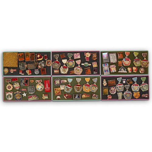 (77 PC) LOT OF VINTAGE RUSSIAN