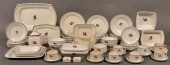 77 PIECE SET OF COPPER LUSTRE