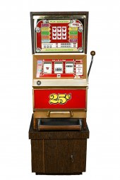 '777'' SLOT MACHINE WITH STAND