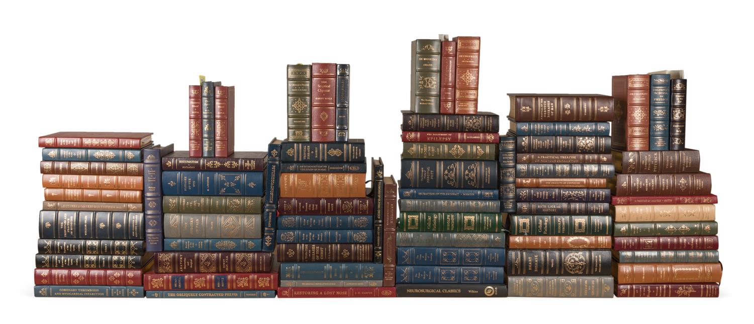 78 HISTORICAL MEDICAL LEATHER BOUND