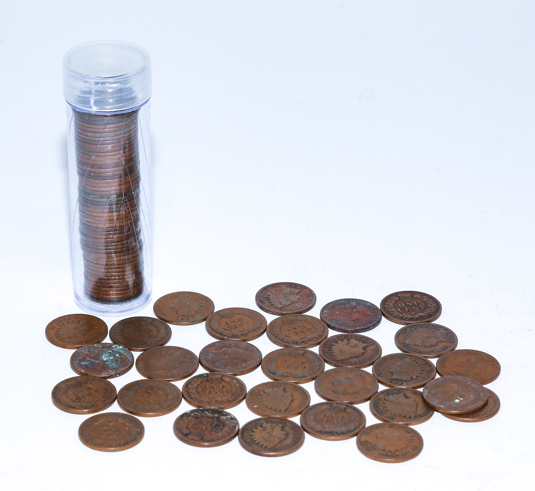 79 INDIAN CENTS 1880-1899 MOSTLY