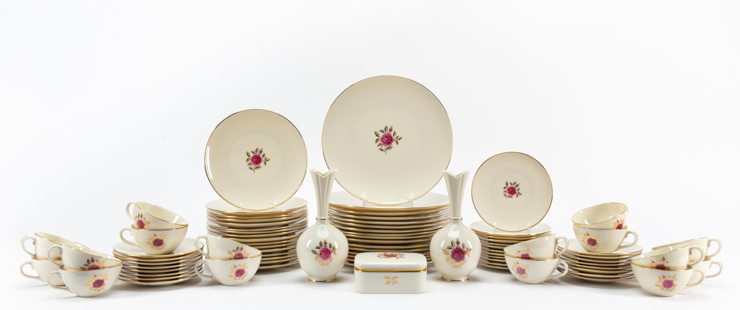 79PC LENOX "ROSELYN" PORCELAIN