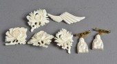 (7)Chinese Carved Ivory Pendan