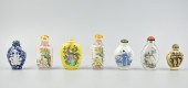 (7)CHINESE SNUFF BOTTLES:PORCE