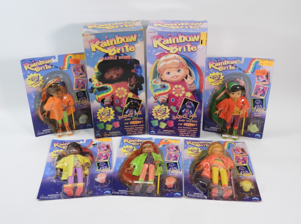 7PC 1997 UP UP & AWAY RAINBOW BRITE