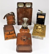 7PC ANTIQUE BLAKE TELEPHONE TR