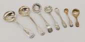 7pc Antique English Sterling S