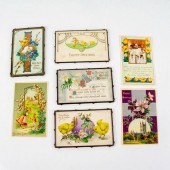 7PC ANTIQUE & VINTAGE EASTER P