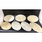 7pc Capiz Shell Place mats. Co