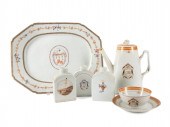 7PC CHINESE EXPORT ARMORIAL MO