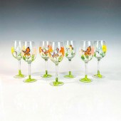7PC HAND PAINTED TIGER LILY AN