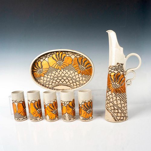 7PC JANA KOZON KAUSALIK STONEWARE