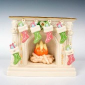 7PC LENOX FIREPLACE FIGURINE,