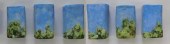 7PC LESLIE EADEH CERAMIC FORRE