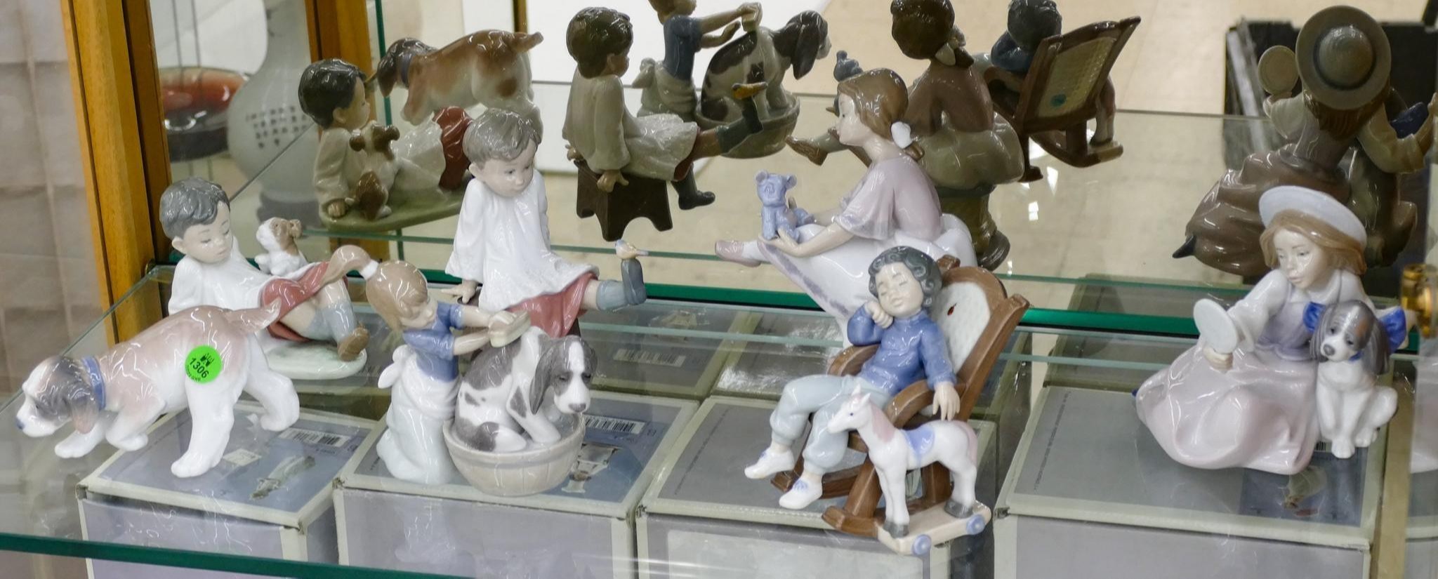 7pc Lladro Porcelain Children and