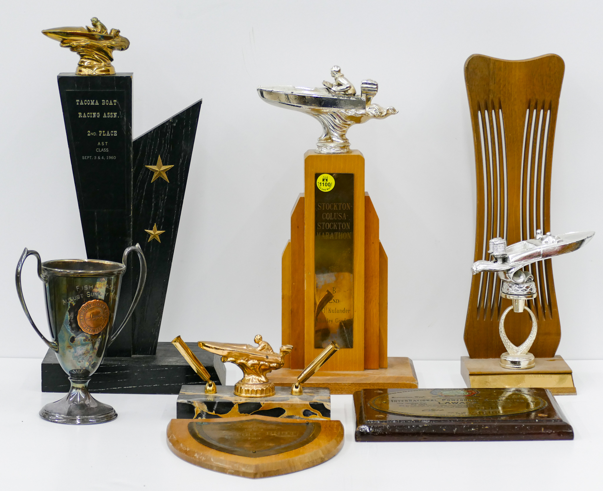 7pc Marine Trophies & Awards -