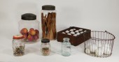 7PC PRIMITIVE EGG CARRIER & CA