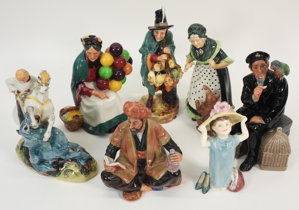 7PC ROYAL DOULTON PORCELAIN