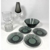 7pc Scandinavian glassware. 6p