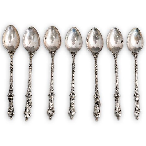 (7PC) STERLING FIGURAL SPOON