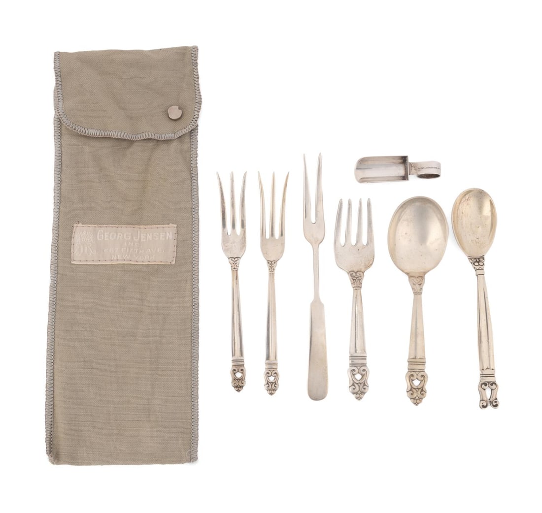 7PC STERLING SILVER FLATWARE, INCL.