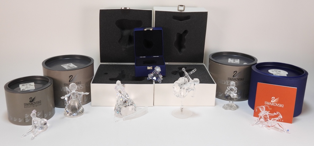 7PC SWAROVSKI ASSORTED FIGURES