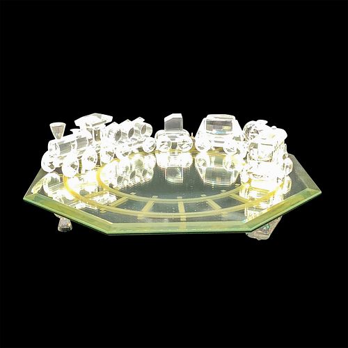 7PC SWAROVSKI SILVER CRYSTAL