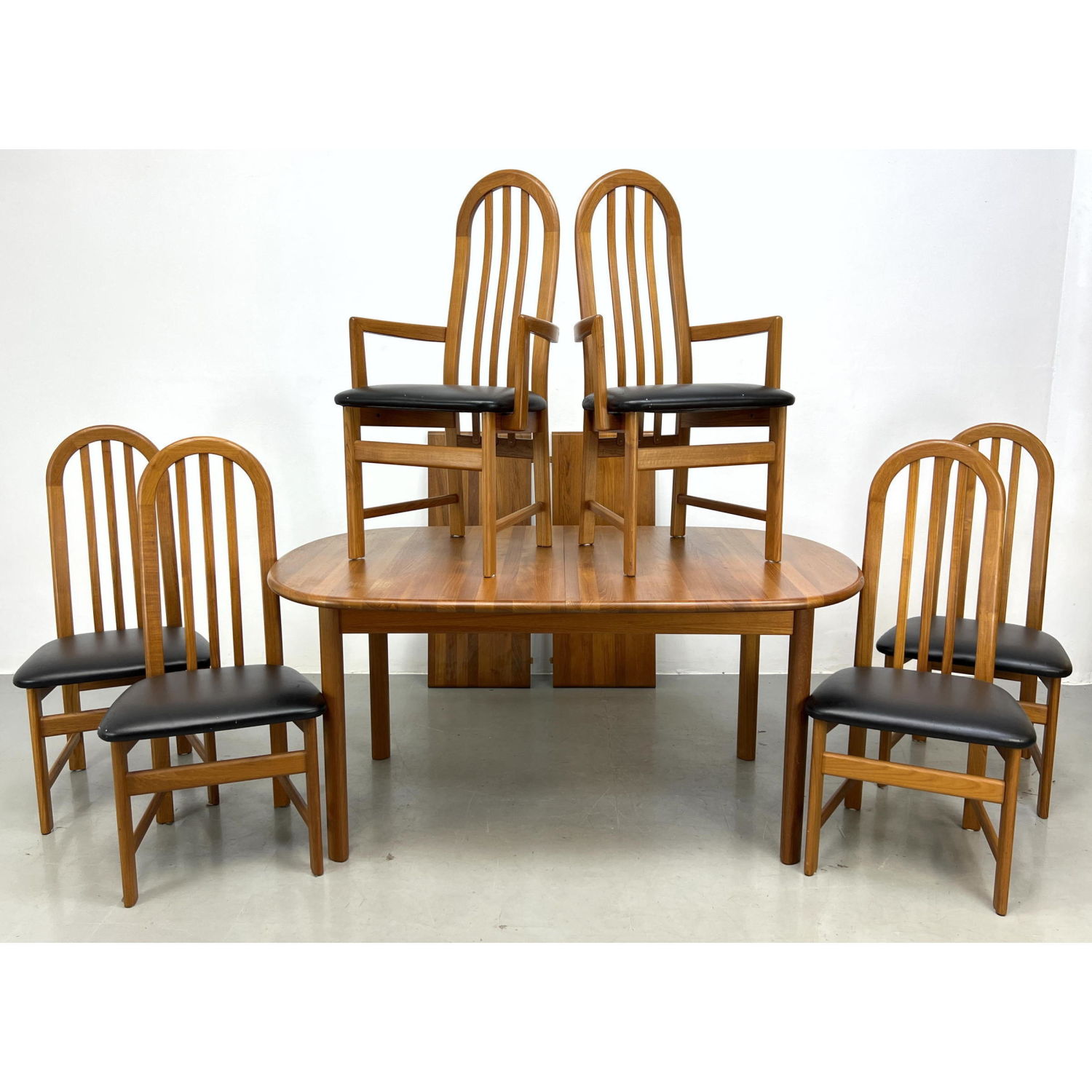 7pc Teak NORDIC Modern Dining
