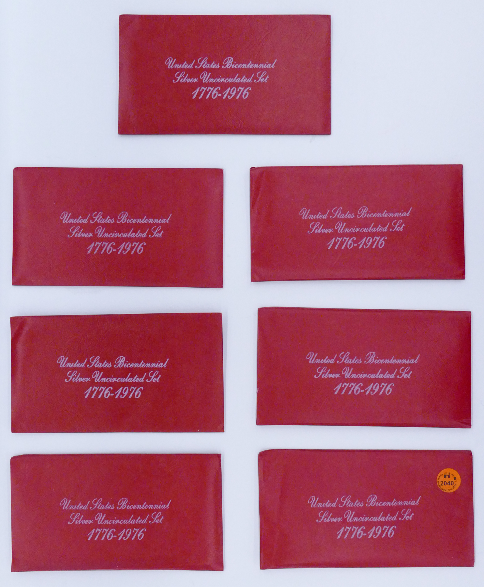 7pc US Bicentennial Silver 1976