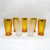 7PC VILLEROY & BOCH CLEAR & AM