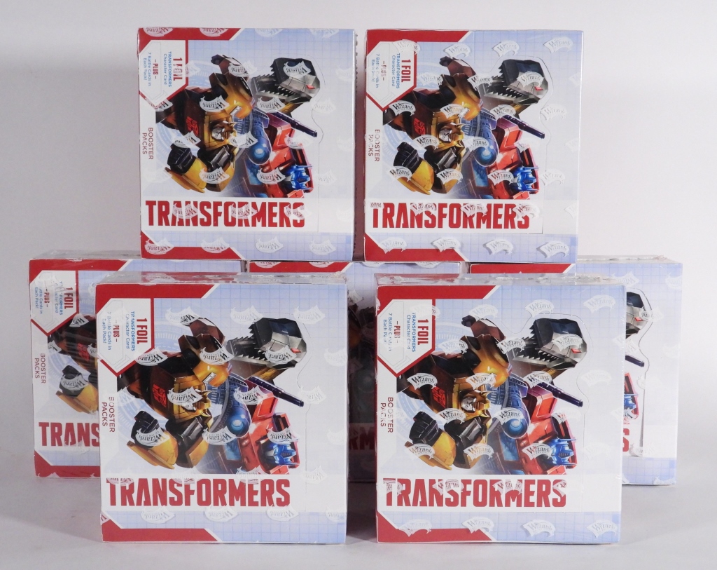7PC WOTC TRANSFORMERS TCG BOOSTER