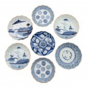 7PCS JAPANESE BLUE & WHITE SCA