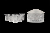 7PCS LALIQUE 'ENFANTS' COVERED