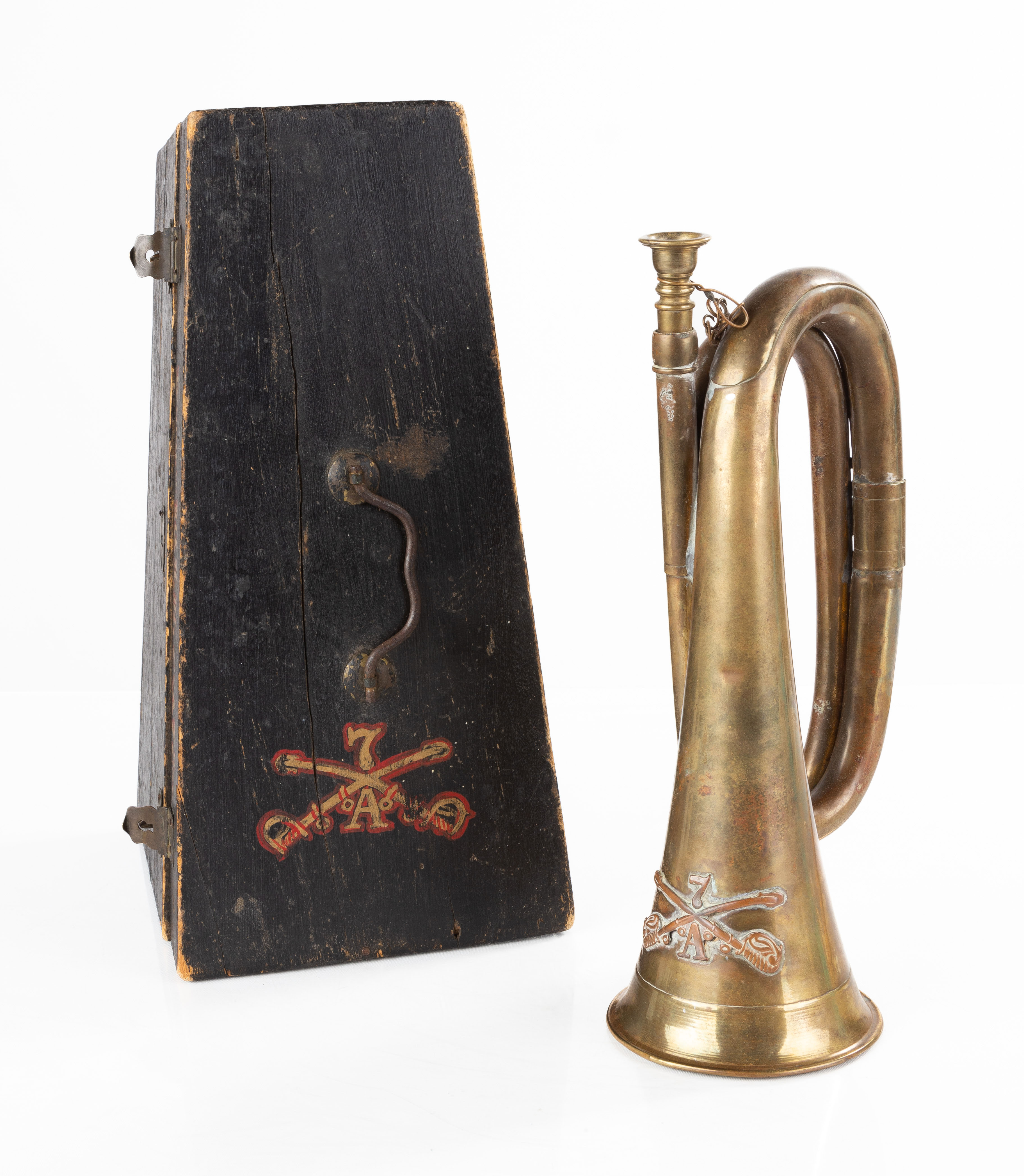 7TH CAVALRY BUGLE HORN William G.