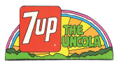 7UP THE UNCOLA DIE-CUT DISPLAY