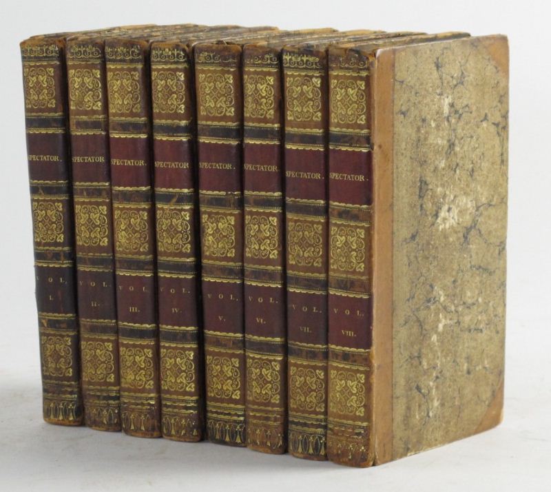 (8) 1726 Spectator Leather Bound