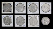 8 1923 PEACE SILVER DOLLARS2 1