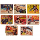 (8) 1936-1937 MOVIE HALF-SHEET