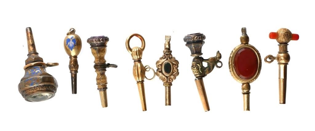 (8) ANTIQUE POCKET WATCH